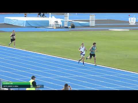 Boys Under 14 800m H2 - 2020 State Combined Events Championships // LAVicTV