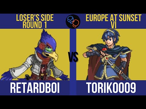 EU at Sunset VI Loser's: retardboi (Falco) vs toriko009 (Marth) - SSF2 Tournament