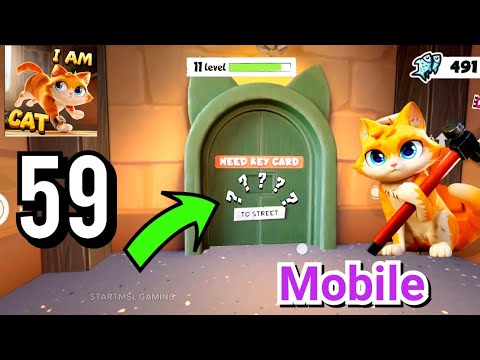 TRYING TO FIND STREET KEY CARD?! WHERE?! - I Am Cat Mobile | Gameplay Pt 59
