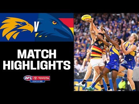 West Coast v Adelaide Highlights | Round 21, 2019 | AFL