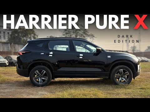 Tata Harrier Pure X Dark edition Review | Price, Features & Mileage