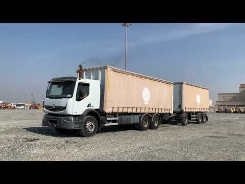 Renault Premium 380DXI 6x4 Curtain Side Truck - Dubai, UAE Timed Auction | 1 & 2 November 2022