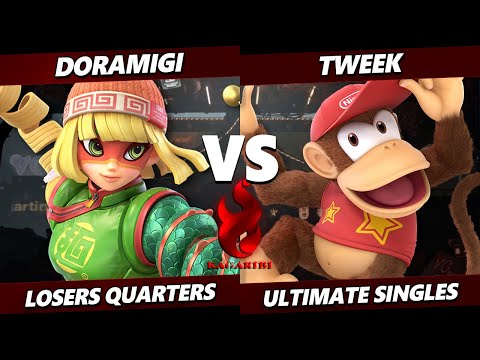 Kagaribi 13 TOP 8 - Tweek (Diddy Kong) Vs. Doramigi (Min Min) Smash Ultimate - SSBU