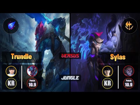 Canyon TRUNDLE (Jungle) [Phase Rush] VS Peanut SYLAS - Challenger KR Patch 10.9