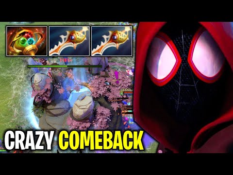 CRAZY COMEBACK BROODMOTHER CARRY THE TEAM VS FULL SOTTED WRATH KING | DOTA 2