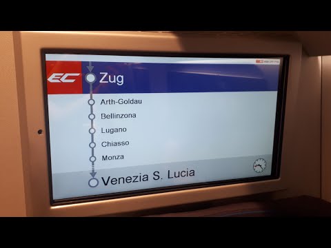 SBB Ansage Begrüssung im EC nach Venezia S. Lucia