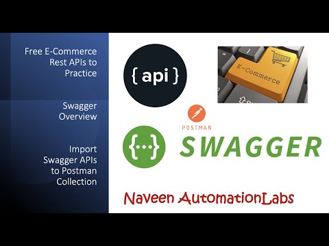 Free E-Commerce Rest APIs to Practice | Swagger Overview | Import Swagger APIs to Postman Collection