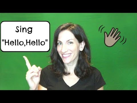 Sing Hello, Hello with Nancy (FULL SONG W/ ACTIONS)
