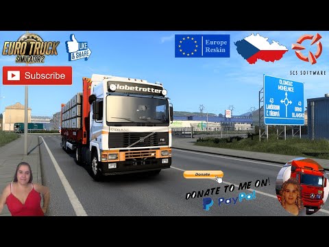 Euro Truck Simulator 2 (1.40) Projekt Česko v0.51 A better Czechia Volvo F16 + DLC's & Mods