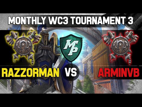 Warcraft 3: ArminvB vs RaZZoRMaN - Meta Plays Monthly Tournament #3