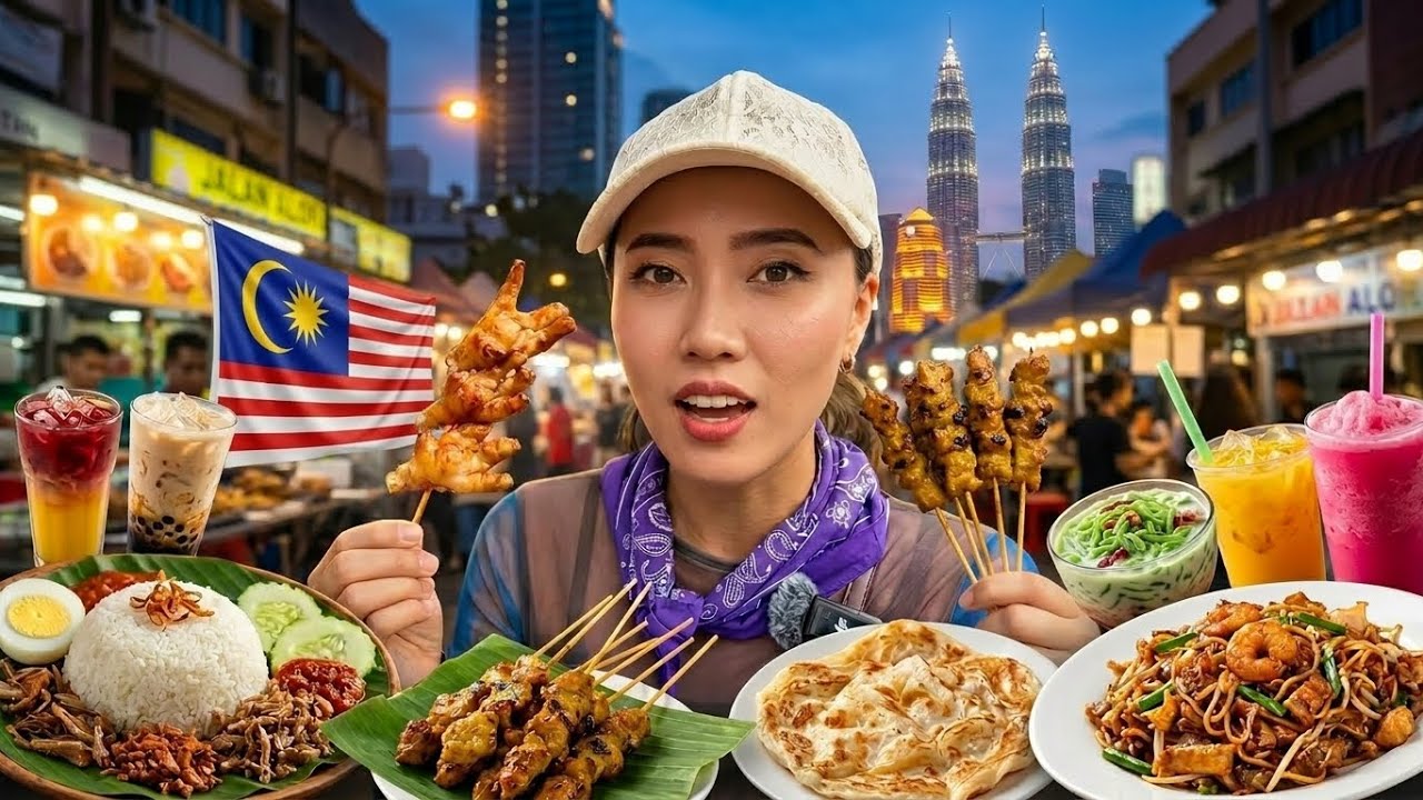 Insane 24 Hours Eating KUALA LUMPUR’s Best Food | Street Food Heaven 🇲🇾