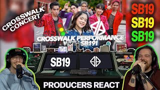 PRODUCERS REACT - SB19 Crosswalk Concert Reaction