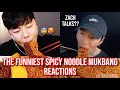 The FUNNIEST Spicy Noodle Mukbang Reactions
