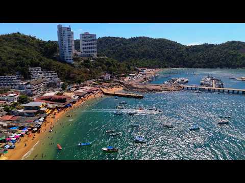 Acapulco beach packed. What did I find in Puerto Marques?