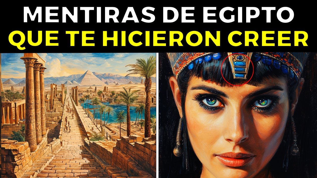 21 MENTIRAS del Antiguo Egipto que te dijeron en la escuela