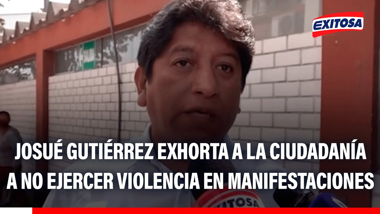 🔴🔵 Defensor del Pueblo exhorta a la ciudadanía a no ejercer violencia en las manifestaciones