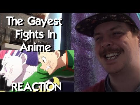 The Gayest Fights in Anime REACTION