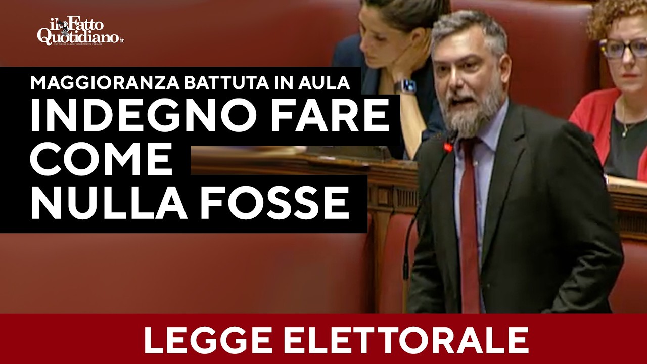 Legge elettorale, l'opposizione inchioda la maggioranza: "Indegno continuare come nulla fosse"
