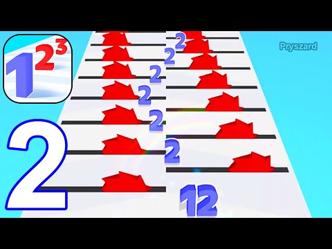 Gameplay Walkthrough Part 2 Merge Numbers All Levels 18-35 (Android) - YouTube