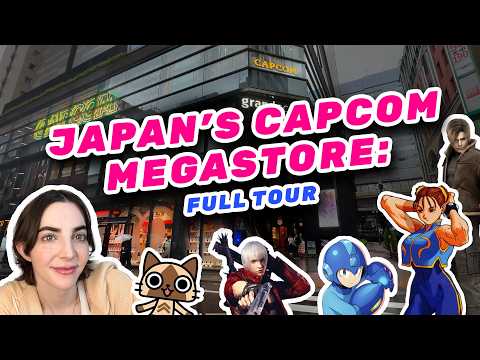 Japan’s Capcom Megastore Is INSANE! Full Tour Inside!