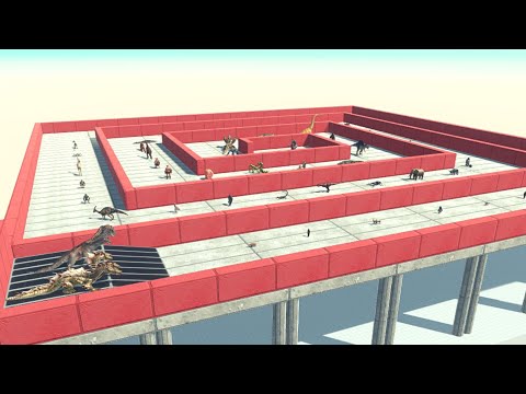 Impossible Maze - Hydra Brothers ARBS | Animal Revolt Battle Simulator