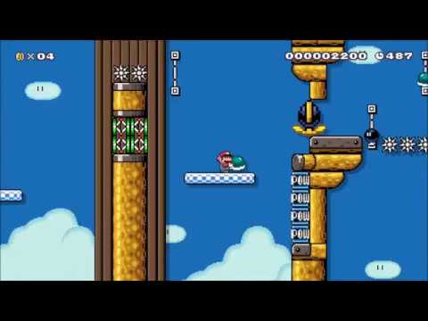 Super Mario Maker: POWer!!! Expert Level by Julian