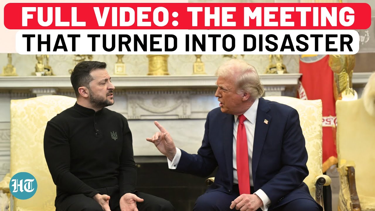 Watch Full: Trump Vs Zelensky Vs Vance Showdown In White House | Trump Zelensky Meeting