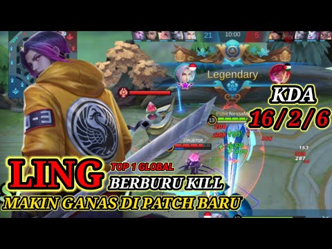 NEW LING COMBO 5X DASH & FAST FARMING TUTORIAL ROTATION! - Mobile Legends