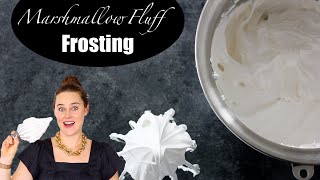 MARSHMALLOW FLUFF FROSTING: An easy toasted meringue frosting recipe!