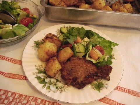 PORK CHOPS ROASTED WITH POTATOES - STAVROS' KITCHEN BY STAVROS
