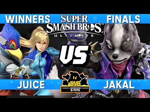 Smash Ultimate Tournament Winners Finals - Juice (ZSS / Falco) vs Jakal (Wolf) - CNB 194