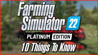 Get Farming Simulator 22 - Platinum Edition (PC) Steam Clé GLOBAL