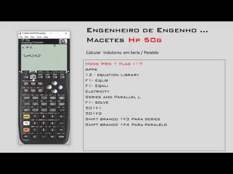 Calcular Indutores em Serie e Paralelo Hp 50g
