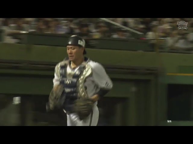 【ファーム】バファローズ・福永奨の送球と河野聡太のタッチで盗塁を許さない!!  2024年8月31日 オリックス・バファローズ 対 阪神タイガース