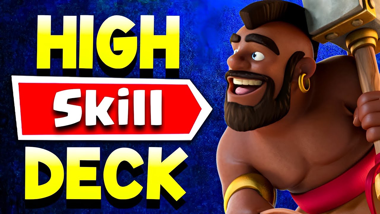 I Played the HIGHEST Skill Deck in Clash Royale 