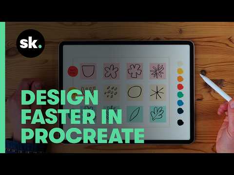20 Days of Procreate Play | Day 18: Create Custom Procreate Stamp Brushes