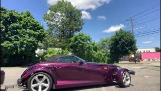 1997 Plymouth Prowler with Trailer Drive By