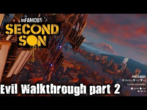 Infamous: Second Son - evil walkthrough part 2 - 1080p 60fps - No commentary