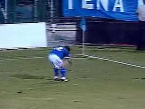 Gol "Tito" Pompei (Real Oviedo) al Mérida CP