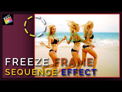Freeze Frame Sequence Effect In Final Cut Pro X (No Plugin) [Final Cut Pro X Tutorials]