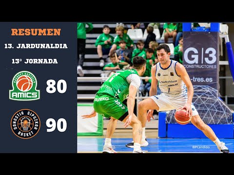 RESUMEN JORNADA 13 | AMICS CASTELLÓ 80 - GUUK GIPUZKOA BASKET 90