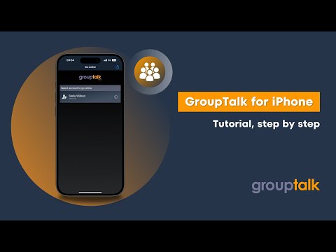 Get up and running with GroupTalk Push to Talk app for iPhone