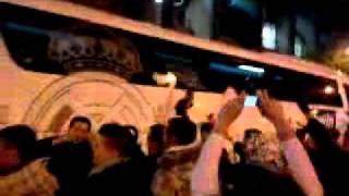 Llegada del R. Madrid (Real Madrid- At. Madrid) 26/11/2011