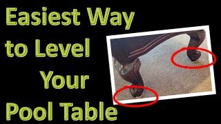 Level Your Pool Table: Easiest & Quickest Method