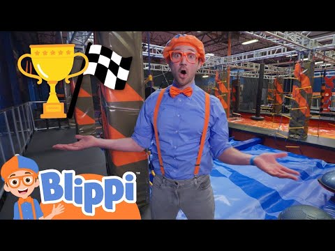 Sky Zone - Exercise | Blippi | Kids Songs | Moonbug Kids