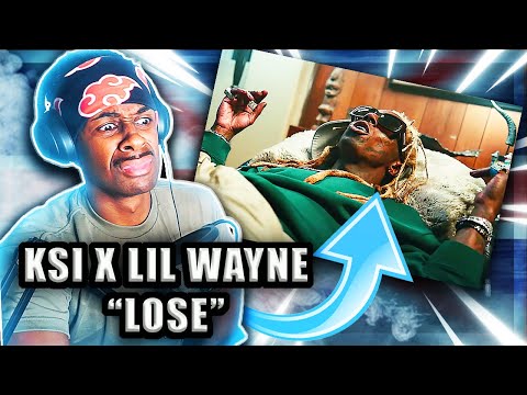 UMMM WHAT!?!!! AMERICAN REACTS TO KSI x Lil Wayne - Lose | Official Music Video (REACTION)