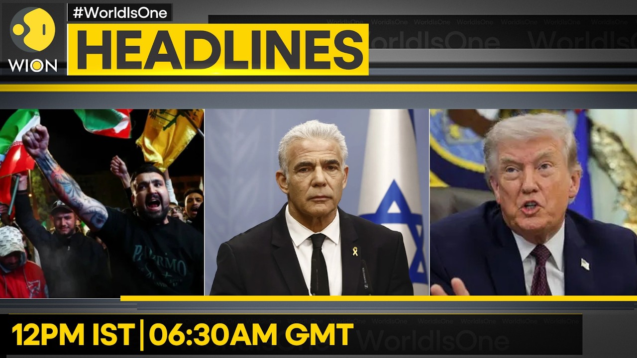 Trump: China Got Iran to Negotiate | Lapid: Iran Ceasefire a Political Disaster | WION HEADLINES