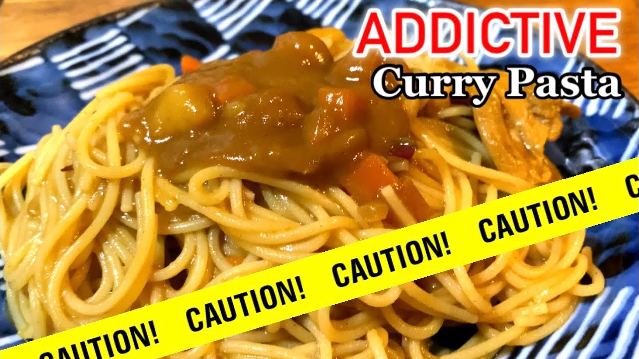 Curry Pasta | ADDICTIVE FOOD (Japanese Singing Cooking Man)
