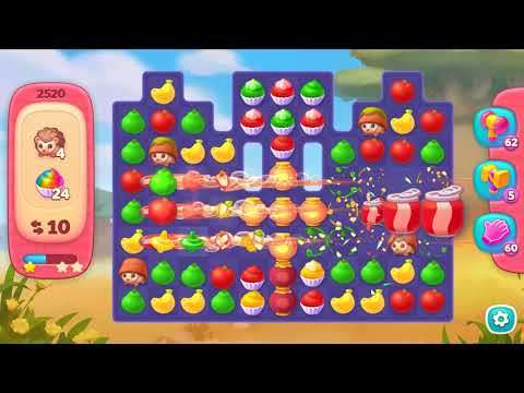 Wildscapes level 2520 🐼 Playrix 👋😘✌️ HD