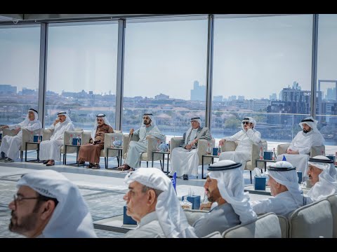  صاحب السمو الشيخ محمد بن راشد آل مكتوم - محمد بن راشد يشهد احتفالية  الإمارات دبي الوطني بمرور 60 عاماً على تأسيسه